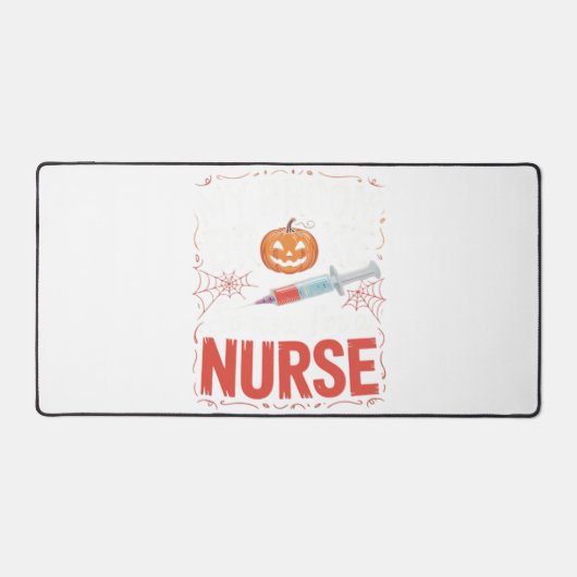 Nurse Funny Halloween Nursing Essential T - Shirt_ Schreibtischunterlage (Vorderseite)