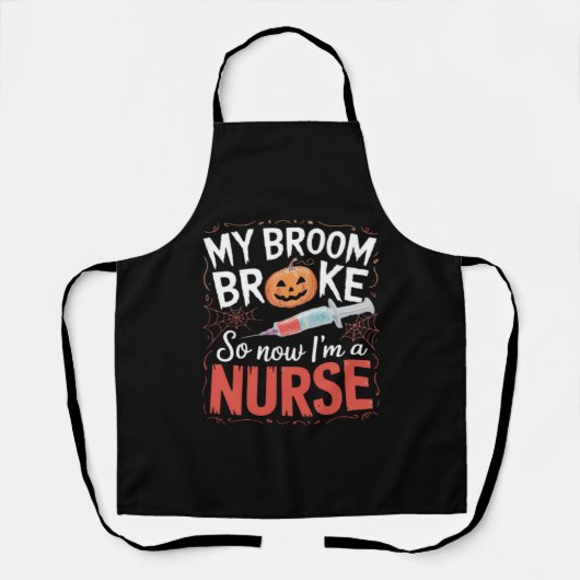 Nurse Funny Halloween Nursing Essential T - Shirt_ Schürze (Vorderseite)
