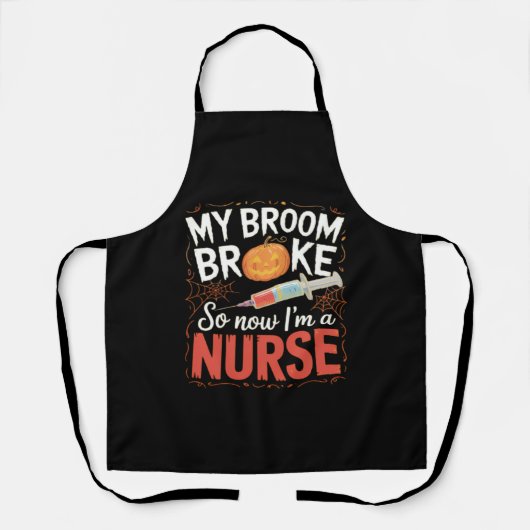 Nurse Funny Halloween Nursing Essential T - Shirt Schürze (Vorderseite)