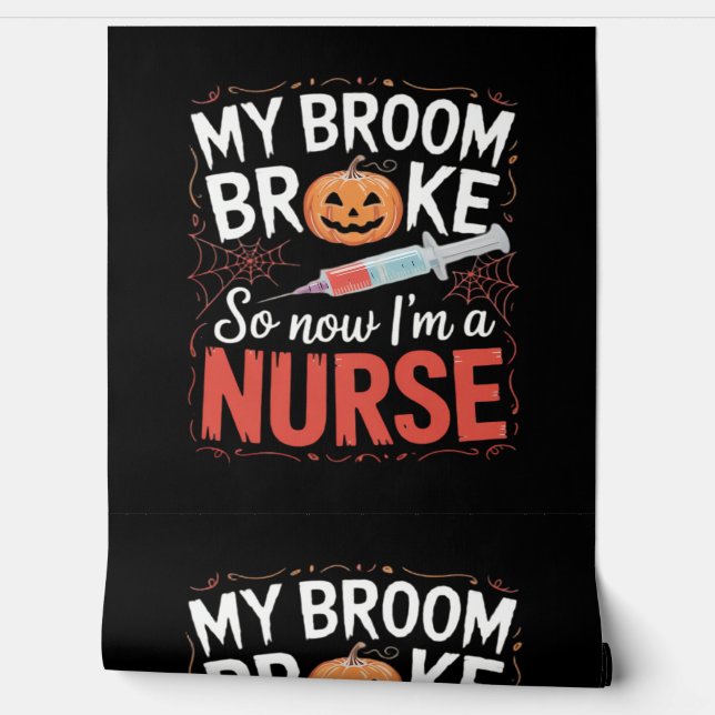 Nurse Funny Halloween Nursing Essential T - Shirt_ Tapete (Abrollen)