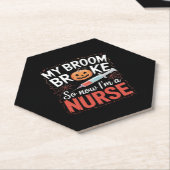 Nurse Funny Halloween Nursing Essential T - Shirt_ Untersetzer (angewinkelt)