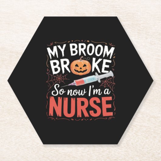 Nurse Funny Halloween Nursing Essential T - Shirt_ Untersetzer (Vorderseite)