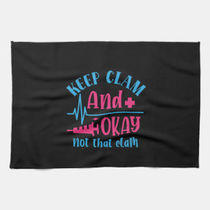 Nurse Geschenk Behielt ruhig und okay nicht, dass Geschirrtuch