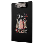 Nurse Geschenk gesegnete Krankenschwester Klemmbrett (Links)