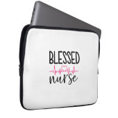 Nurse Geschenk gesegnete Krankenschwester Laptopschutzhülle (Vorne Rechts)