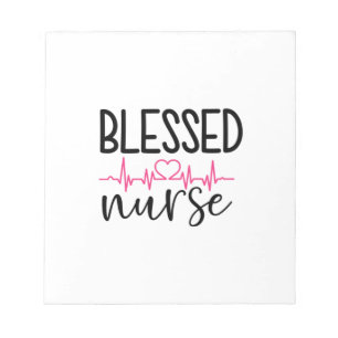 Nurse Geschenk gesegnete Krankenschwester Notizblock