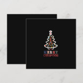 Nurse Geschenk Mery Christmas Feiertagskarte (Vorne/Hinten)