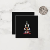 Nurse Geschenk Mery Christmas Mitteilungskarte (Vorderseite/Rückseite Beispiel)