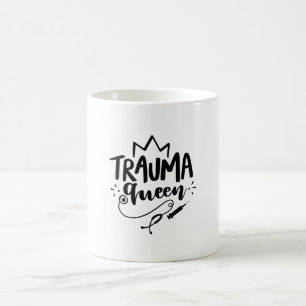 Nurse Geschenk Trauma Königin Kaffeetasse