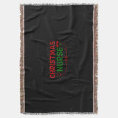 Nurse Geschenk Weihnachtskrankheit Decke (Vorderseite Vertikal)