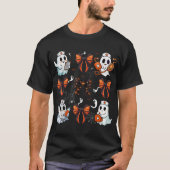 Nurse Ghost Boo Halloween Coquette Bow Nurse Crew T-Shirt (Vorderseite)