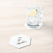 Nurse Ghost Cute Halloween Design Classic T-Shirt Untersetzer (Vor Ort)