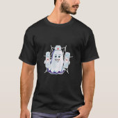 Nurse Ghost Halloween Kostüm für Krankenschwestern T-Shirt (Vorderseite)