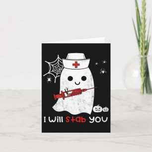 Nurse Ghost ich wird Ihnen Spaß Halloween Geschenk Karte