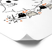 Nurse Ghost Niedlich Halloween Design Classic T - Poster (Ecke)