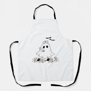 Nurse Ghost Niedlich Halloween Design Classic T - Schürze