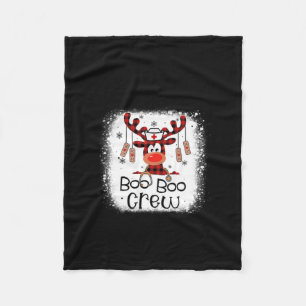 Nurse Gift Boo Boo Crew Fleecedecke