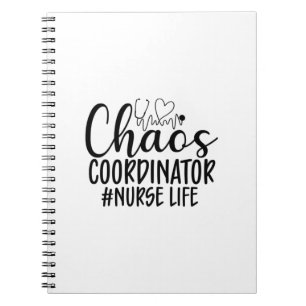 Nurse Gift Chaos Coordinator Nurse Life Notizblock