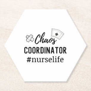 Nurse Gift Chaos-Koordinator Untersetzer