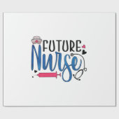 Nurse Gift | Future Nurse Geschenkpapier (Flach)