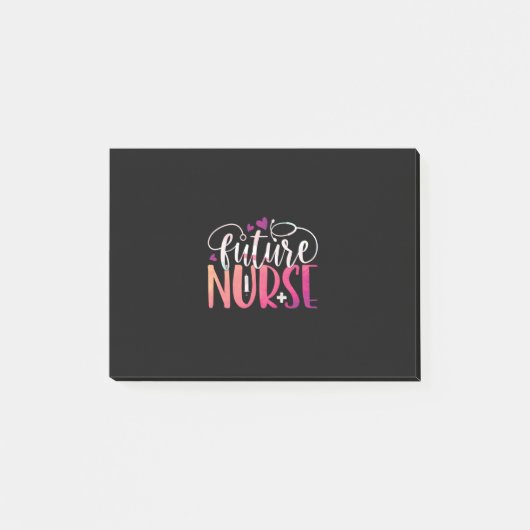 Nurse Gift | Future Nurse Post-it Klebezettel (Vorderseite)