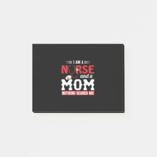 Nurse Gift I Am A Nurse And A Mom Post-it Klebezettel