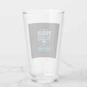 Nurse Gift | I Am A Proud Husband Glas (Rückseite)