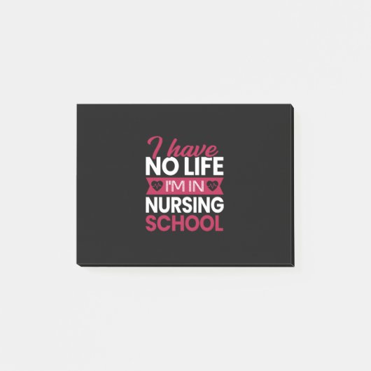 Nurse Gift | I Have No Life Im In Nursing Post-it Klebezettel (Vorderseite)