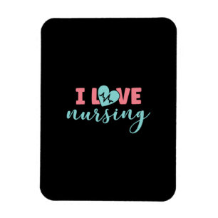 Nurse Gift I Love Nursing Magnet