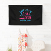 Nurse Gift | Keep Calm And Okay Not That Clam Banner (Insitu)