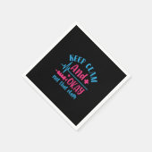 Nurse Gift | Keep Calm And Okay Not That Clam Serviette (Ecke)