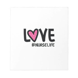 Nurse Gift Liebe Nurselife Notizblock