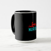 Nurse Gift | Love Nurse Tasse (Vorderseite Links)