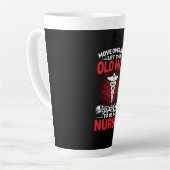 Nurse Gift | Move Over Boys Let This Old Man Milchtasse (Linke Ecke)