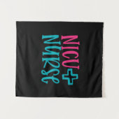 Nurse Gift | NICU Nurse Wandteppich (Vorderseite (Horizontal))