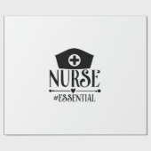 Nurse Gift Nurse Essential Geschenkpapier (Flach)