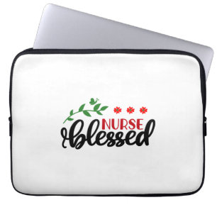 Nurse Gift Nurse gesegnet Laptopschutzhülle