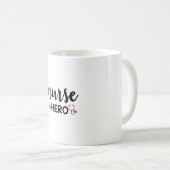 Nurse Gift Nurse Hero Kaffeetasse (VorderseiteRechts)