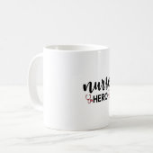 Nurse Gift Nurse Hero Kaffeetasse (Vorderseite Links)