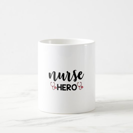Nurse Gift Nurse Hero Kaffeetasse (Mittel)