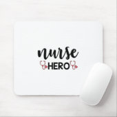 Nurse Gift Nurse Hero Mousepad (Mit Mouse)