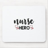 Nurse Gift Nurse Hero Mousepad (Vorne)