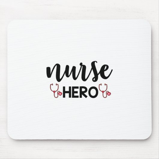 Nurse Gift Nurse Hero Mousepad (Vorne)