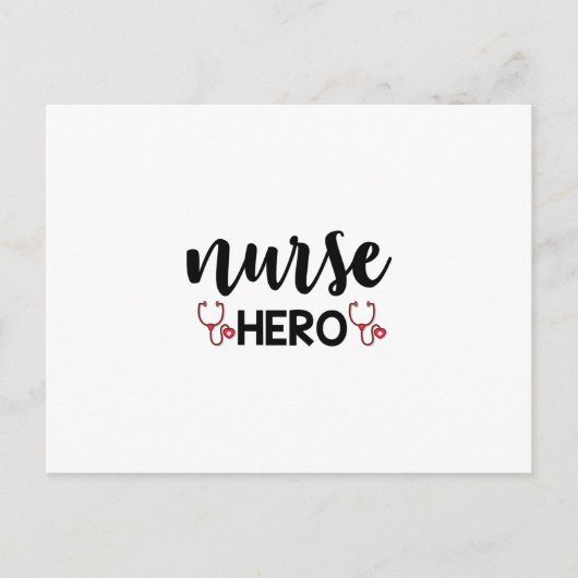 Nurse Gift Nurse Hero Postkarte (Vorderseite)