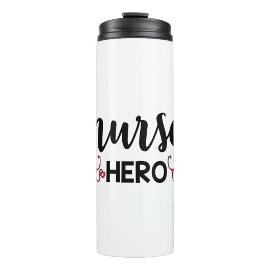 Nurse Gift Nurse Hero Thermosbecher (Vorderseite)