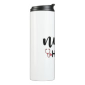 Nurse Gift Nurse Hero Thermosbecher (Nach links gedreht)