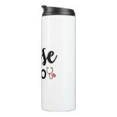 Nurse Gift Nurse Hero Thermosbecher (Nach rechts gedreht)