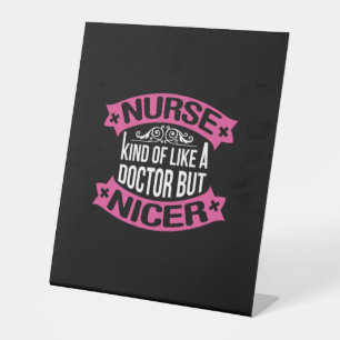 Nurse Gift Nurse Kind Of Like A Doctor Sockelschild