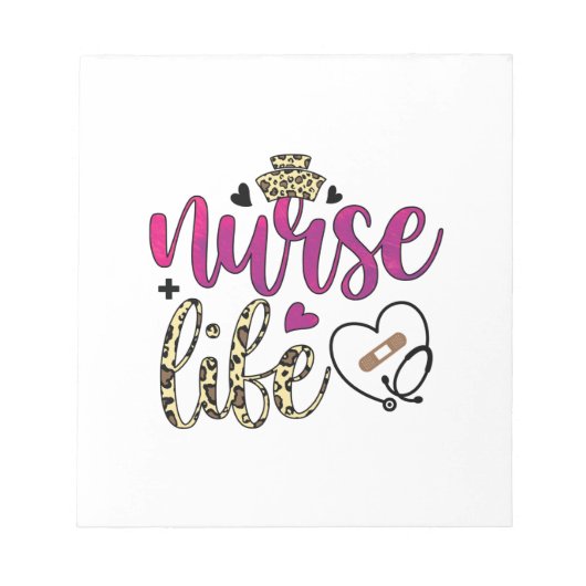 Nurse Gift Nurse Libe Notizblock (Vorderseite)
