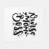 Nurse Gift Nurse Mama Boss Fleecedecke (Vorderseite (Horizontal))